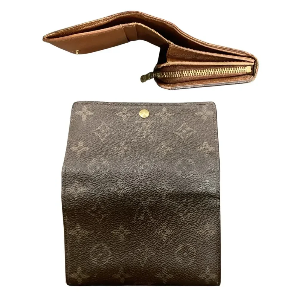 VTG Louis Vuitton Monogram Tresor Wallet RA0012 (Dark Brown) - Picture 5 of 5